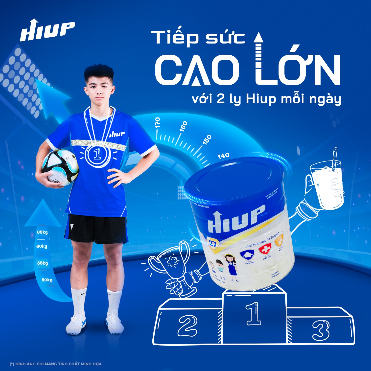 Lợi ích của sữa tăng chiều cao HIUP